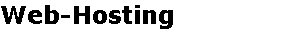 Web-Hosting